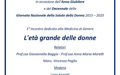Invito Conferenza “L’Età grande delle donne”